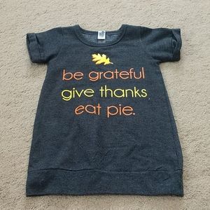 3t fall sweatshirt dress.